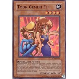 Yu-Gi-Oh Limited Edition Single Card - Toon Gemini Elf - DL6-EN001