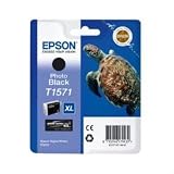 :Epson, T1571 Ink Cartridge - 25.9ml (Photo Black) for Epson Stylus Photo R3000