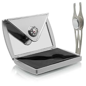 Danielle Elegant Tweezer Set (Silver) Model No. D504 thumbnail