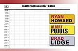 Fantasy Baseball Draft Board and Labels - 2010 Edition - Standard