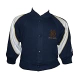 Infant / Toddler Boys Or Girls NCAA Notre Dame Button Down Sweatshirt Jacket - Blue & White