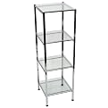 Square Towel Tower - Chrome