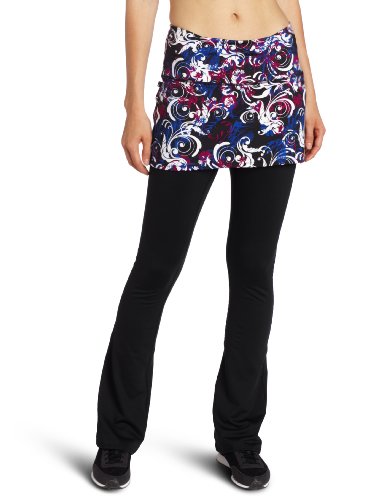 Skirt Sports Women's Tough Girl Skirt, Celebration Print/Black, Large