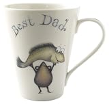 Royal Worcester Clare Mackie Sentiments Best Dad 11-Ounce Mug