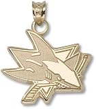 San Jose Sharks New Logo 5/8" 14K Charm/Pendant