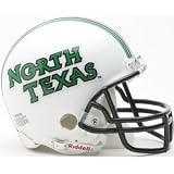 North Texas Mean Green Riddell College Mini Football Helmet