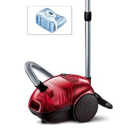 Bosch - BSD 3081 - Aspirateur avec ou sans Sac - 32kpa - 2000 W - Rouge