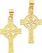 14K Gold Reversible Celtic Cross Pendant