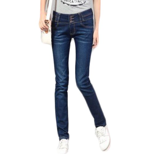 (ケーシティ)k-city ハイウエスト スキニー ストレート デニム