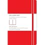 Moleskine Pocket Plain Notebook Red