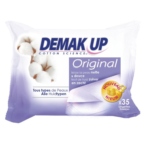  Demak'Up Lingettes Original Tous Types de Peaux x 35 Lot de 4