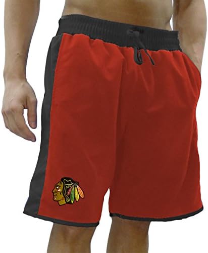 NHL Men's Chicago Blackhawks Swimtrunk (Large)