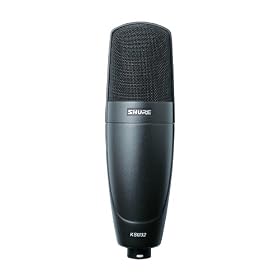 Shure KSM32 Embossed Single-Diaphragm Microphone, Charcoal Grey
