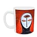 Masque V, 1991 (oil on board) by Marie Hugo - Mug - Standard Size