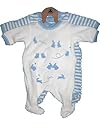Petit Bateau Strampler/Pyjama Häschen, weiß-74 - Babymode : Baby - Jungen