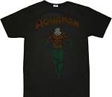  : Aquaman Faded Black T-shirt Tee
