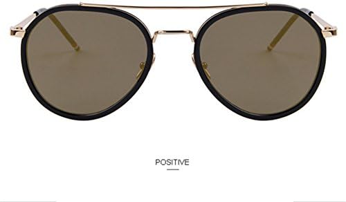 HelloKiti Vogue Young Stripling Fashion Colorful Oversized Designer Adult Metal Men & Women Sunglasses(C2)