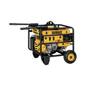 DeWalt DG4400BC Heavy Duty 4,400 Watt 270cc 9 HP Gas Powered Portable Generator With 18 Volt... by 