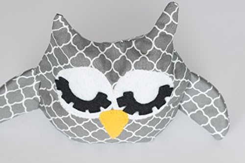 Cozy Owl Microwaveable Heat Pack, Grey