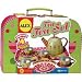 ALEX TOYS TIN 16 PC TEA SET IN CARRY SUITCASE