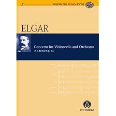 Konzert e-Moll: op. 85. Violoncello und Orchester. Studienpartitur + CD.: Eulenburg+pocket Score AND Audio CD (Eulenburg Audio+Score)