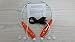 WONFAST® Wireless Music A2dp Stereo Bluetooth Headset Universal Vibration Neckband Style Headset Earphone Headphone for iPhone Cellphones Enabled Bluetooth (orange)