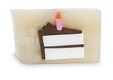 Primal Elements Wrapped Bar Soap, Birthday Cake, 6.8-Ounce Cellophane (Pack of 2)