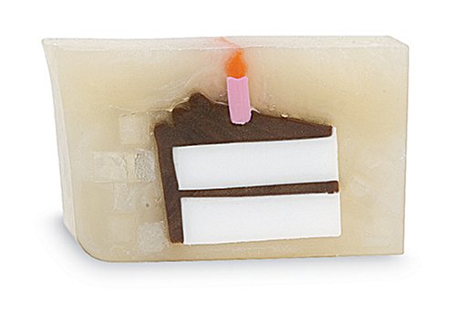 Primal Elements Wrapped Bar Soap, Birthday Cake, 6.8-Ounce Cellophane (Pack of 2) by Primal Elements