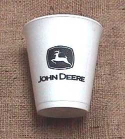John Derre 8 oz. Styrofoam Coffee Cups (25 count)
