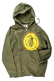 Grenade Spray Men's Hooded Zip Sweatshirt - Green