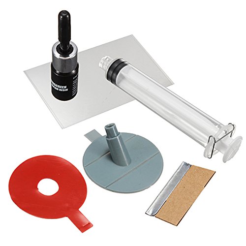 PIXNOR Crack Premium Repair Kit with Windscreen DIY Chip Windshield Auto Glass Wind Screen