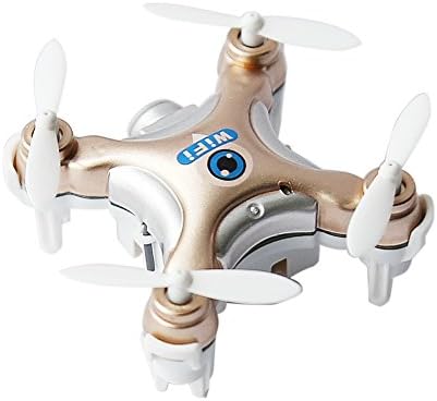 AKBOK CX-10W Mini Wifi FPV 6-Axis Drone With 0.3MP Camera For Kids Teens Gold