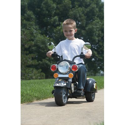 Harley-Style Wild Child 6 Volt Battery-Powered Motorcycle-Style Tricycle, Model# 80-YJ119B