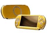 PlayStation Portable 2000 (PSP-Slim) Skin - NEW - BRUSHED GOLD system skins ....
