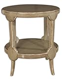 IMAGE OF Mango Wood Lamp Table with Charcoal Hand Finish