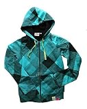 Roxy Blacklight Women's Hooded Zip Sweatshirt - Jade