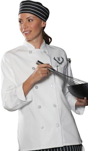 Ed Garments Women's 10 Button Chef Coat