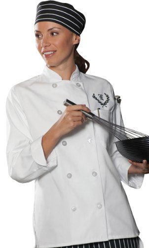 Ed Garments Women's 10 Button Chef Coat