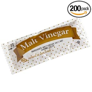 Portion Pack Malt Vinegar ,0.32-Ounce Single Serve Packages (Pack of 200)