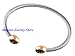   - Silver Copper Twist Gold End Pain Magnet Bracelet
