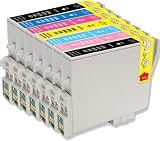 Epson T048(2BK/1C/1M/1Y/1LC/1LM) 7pk Compatible Ink Cartridges-Stylus Photo R200 Photo R220 Photo R300 Photo R300M Photo R320 Photo R340 Photo RX500 Photo RX600 Photo RX620