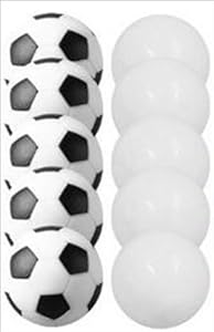 5 Smooth and 5 Soccer Foosballs