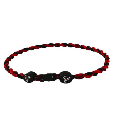 Eagles Wings Atlanta Falcons Titanium Twist Necklace