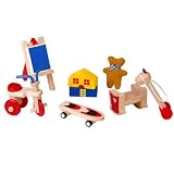 Plan Toys Fun Toy Doll House Furniture Set 41WcQu%2BaYbL. SL160 Plan Toys Fun Toy Doll House Furniture Set