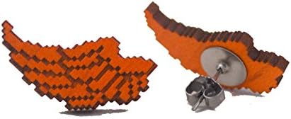 GoodWood NYC 8 Bit Wing Studs Orange
