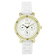 Fossil Womens BQ9405 Silicone Analog with White Dial Watch