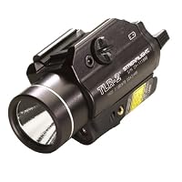 Streamlight 69120 TLR-2 C4 LED with Laser Sight Rail Mounted Weapon Flashlight, Black