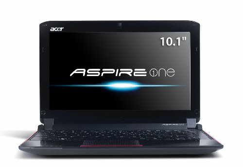 Acer AO532h-2730 10.1-Inch Garnet Red Netbook - Up to 8 Hours of Battery Life