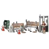 Street Accessories (Benches, Fire Hydrants, Parking Meters etc.) O Scale Woodland Scenics