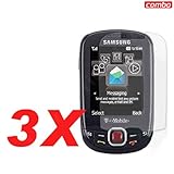 3-Pack Samsung Smile T359 Combo LCD Screen Protector for Samsung Smile T359 ....